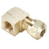 Tube to Female Pipe - 90 Elbow - Air Brake D.O.T. Compression Fittings for J844 Tubing - NTA